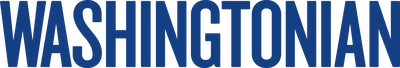 Washingtonian logo in blue font